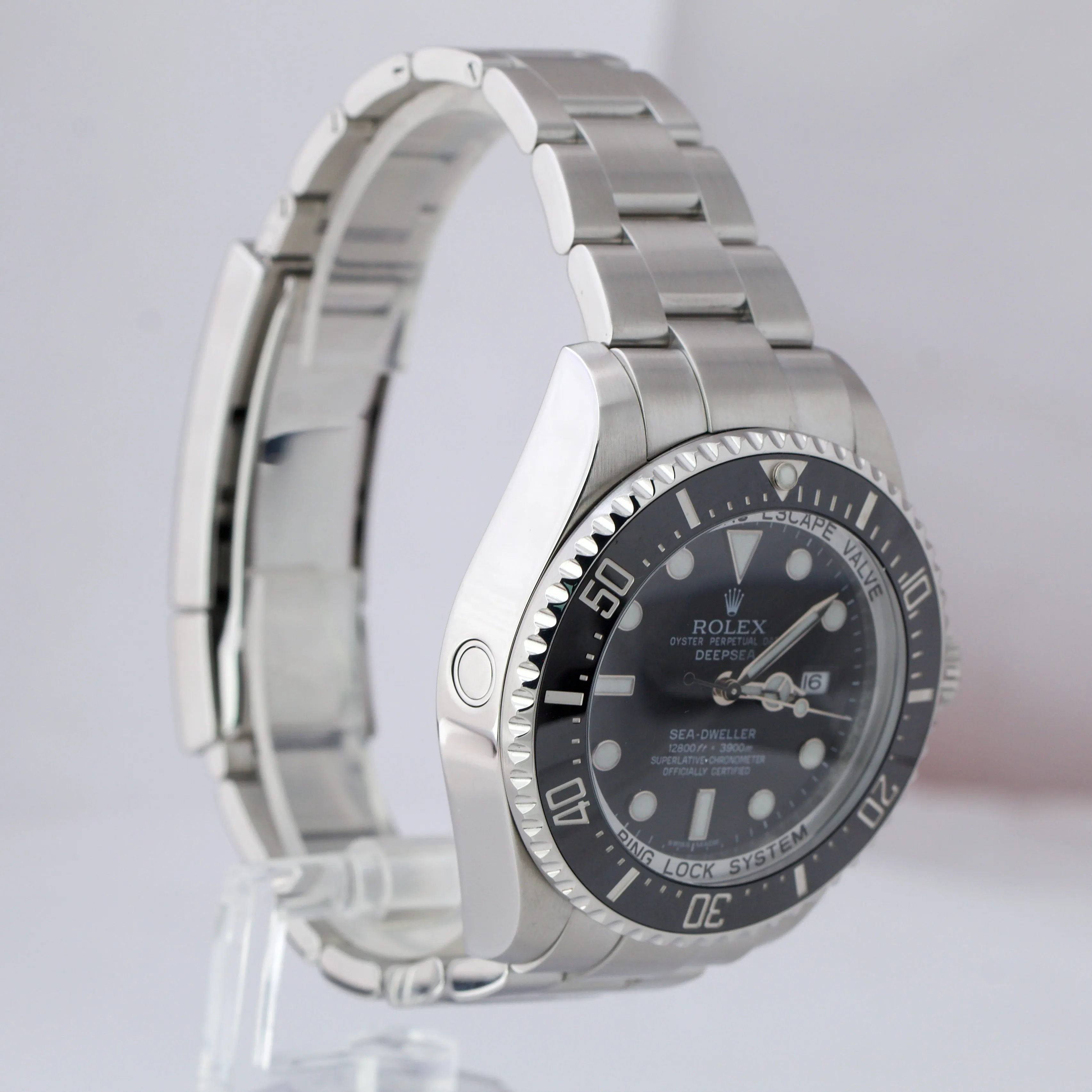 SERVICE CARD RSC Rolex Sea-Dweller Deepsea 116660 Steel 44mm Black Dive Watch