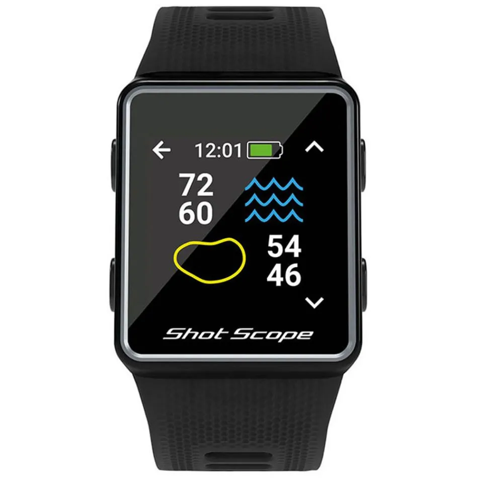 Shot Scope V3 GPS Golf Watch - Black