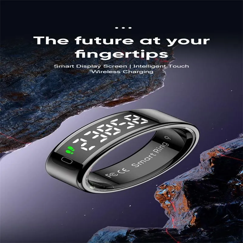 Smart Ring Heart Rate Blood Oxygen Sleep Sports Size 8