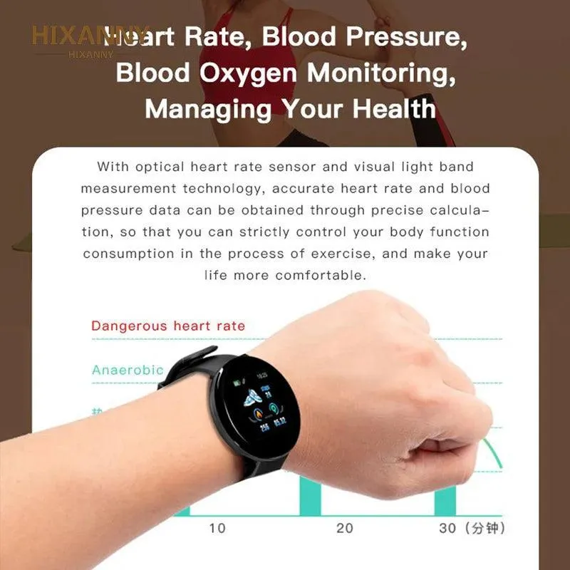 Smartwatch for Men and Women Waterproof Fitness Tracker with