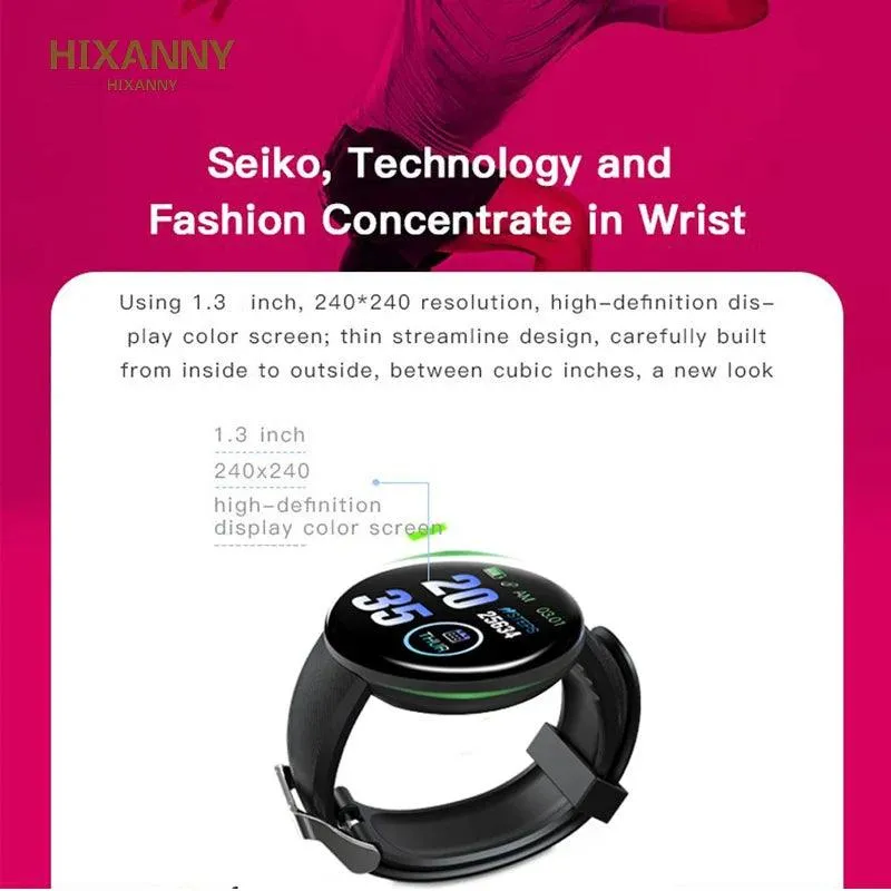 Smartwatch for Men and Women Waterproof Fitness Tracker with