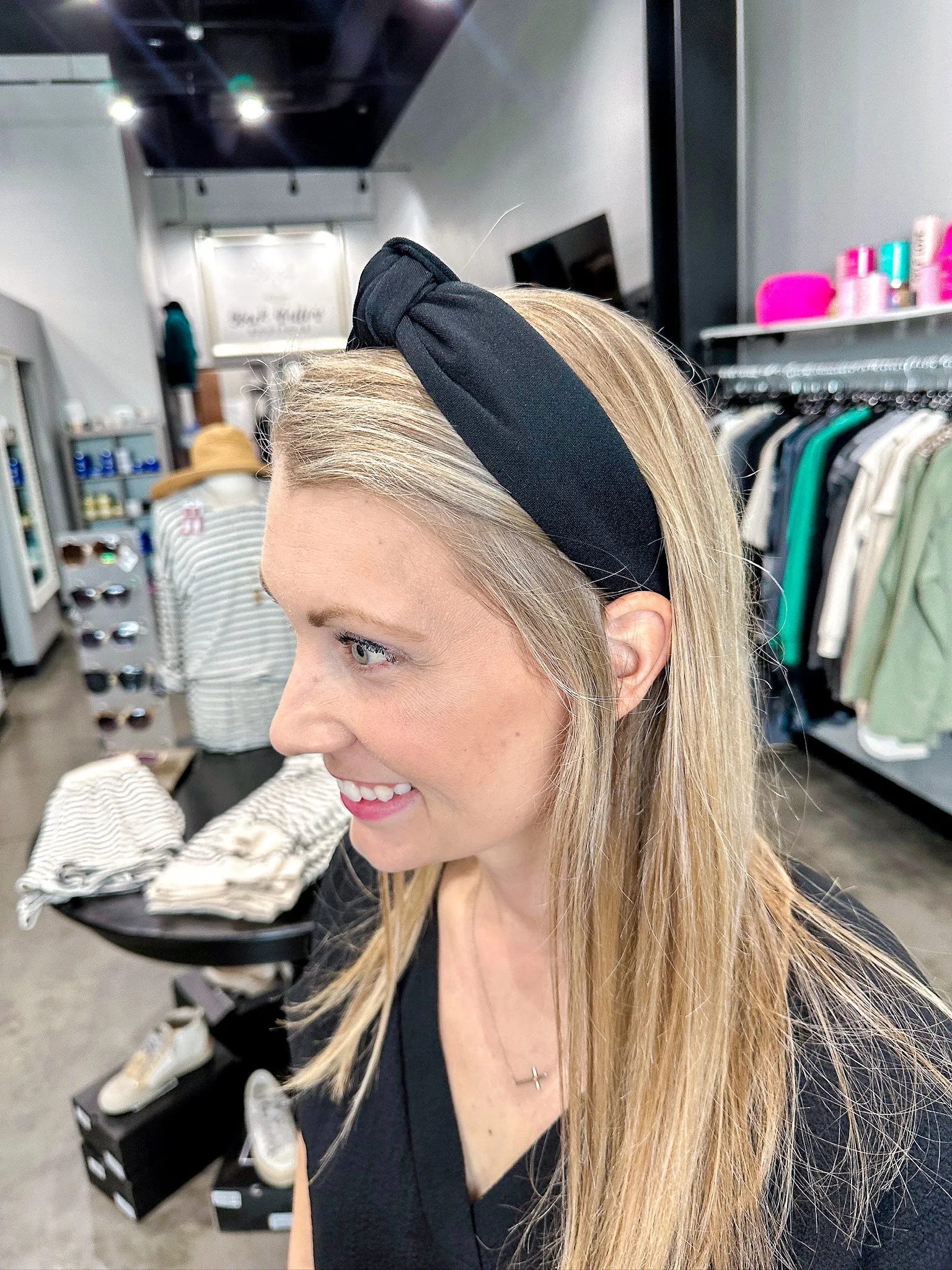 Solid Top Knot Headband