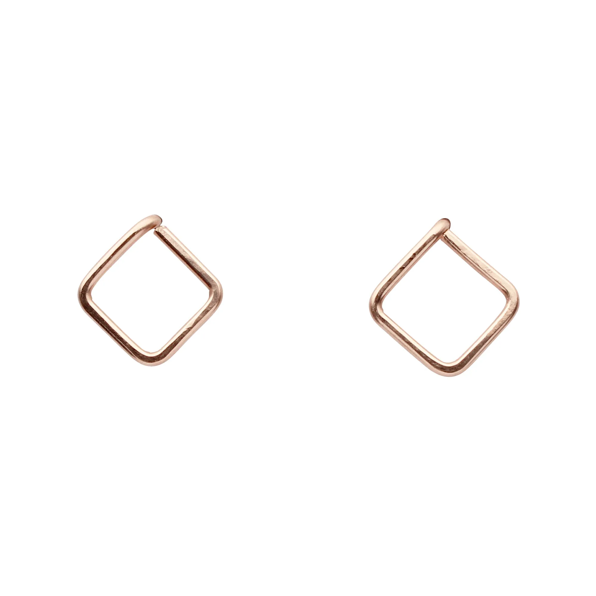 Square Wirewrapped Studs