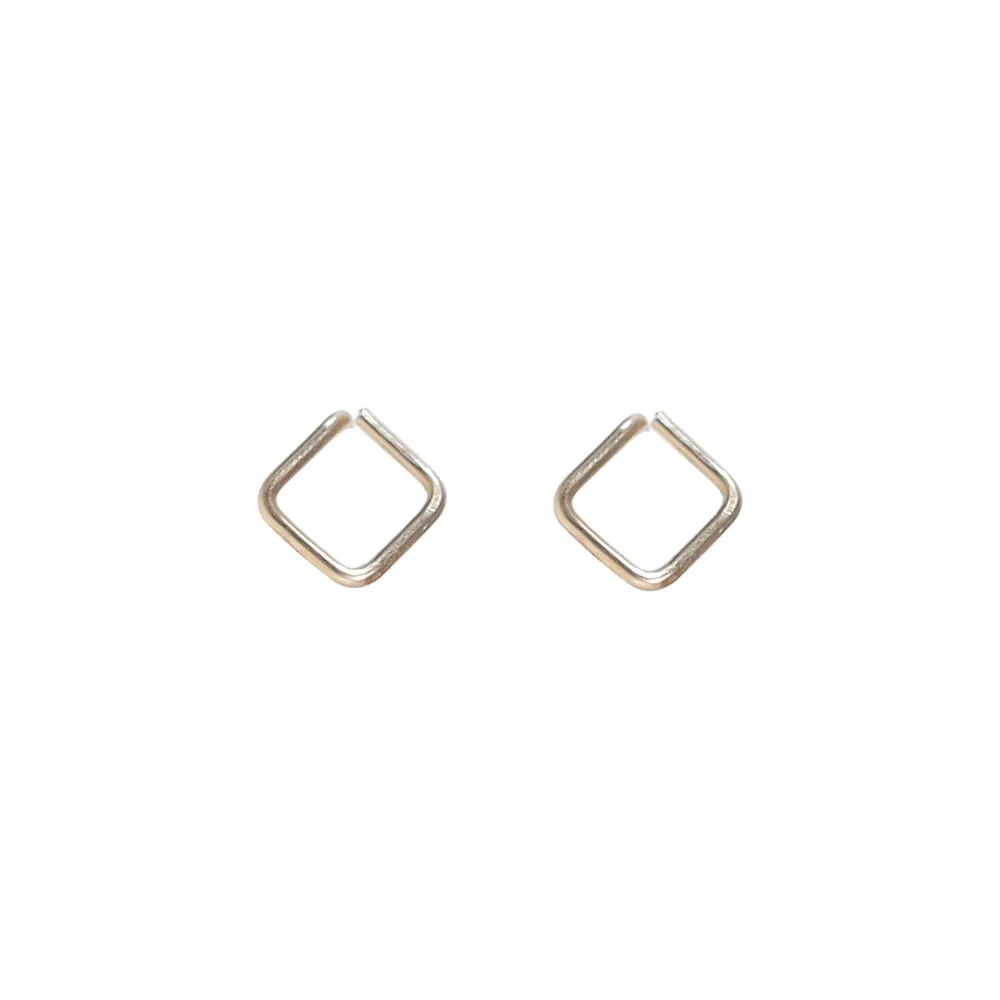 Square Wirewrapped Studs