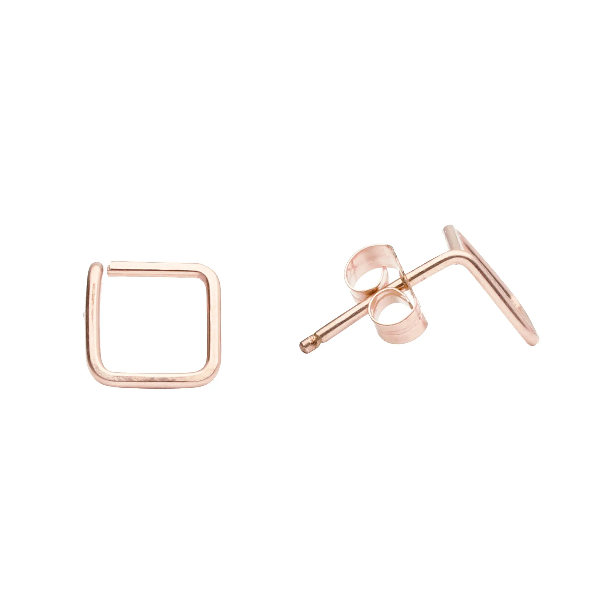 Square Wirewrapped Studs