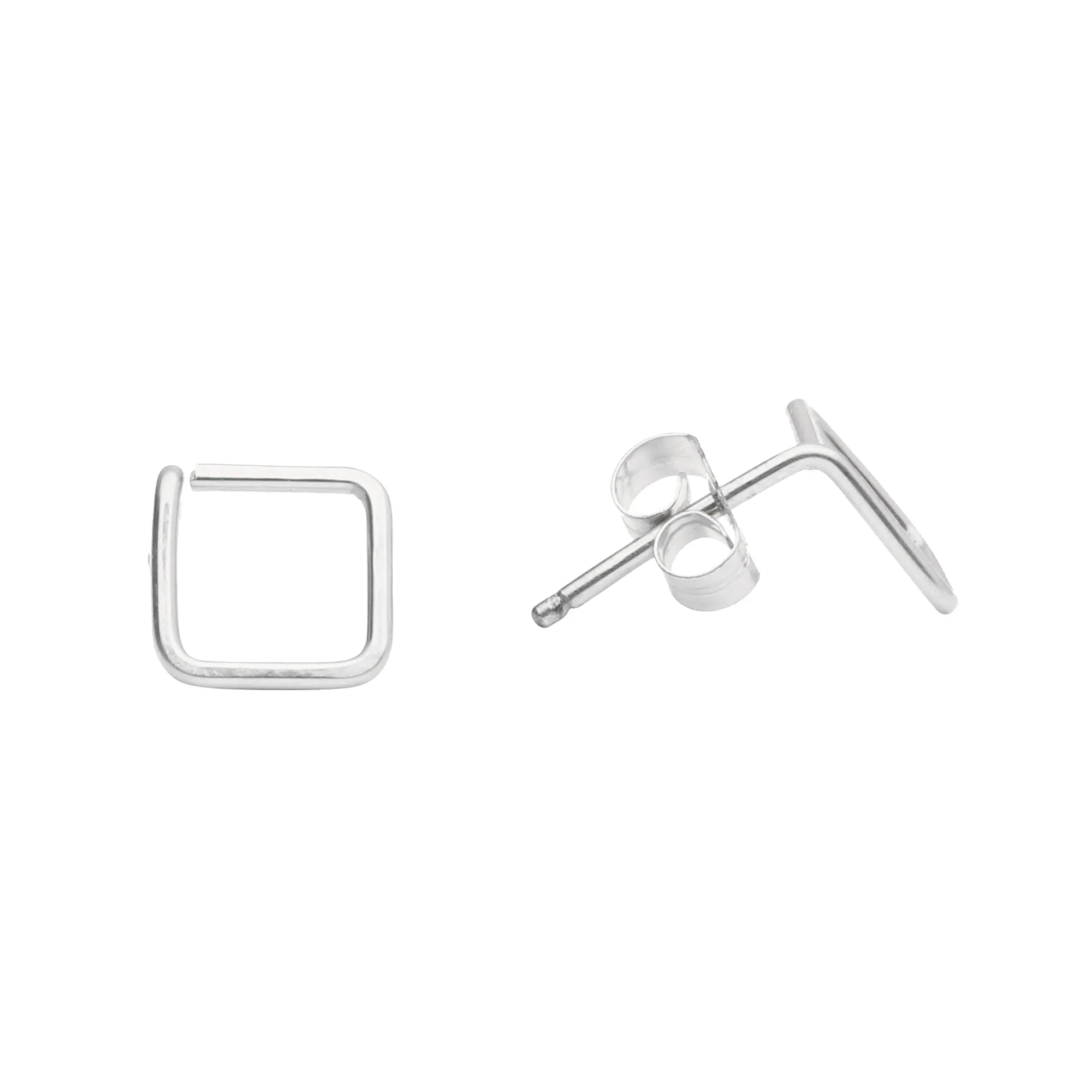 Square Wirewrapped Studs