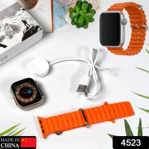 T800 Fitness Smartwatch – Large Screen & Wireless Charging