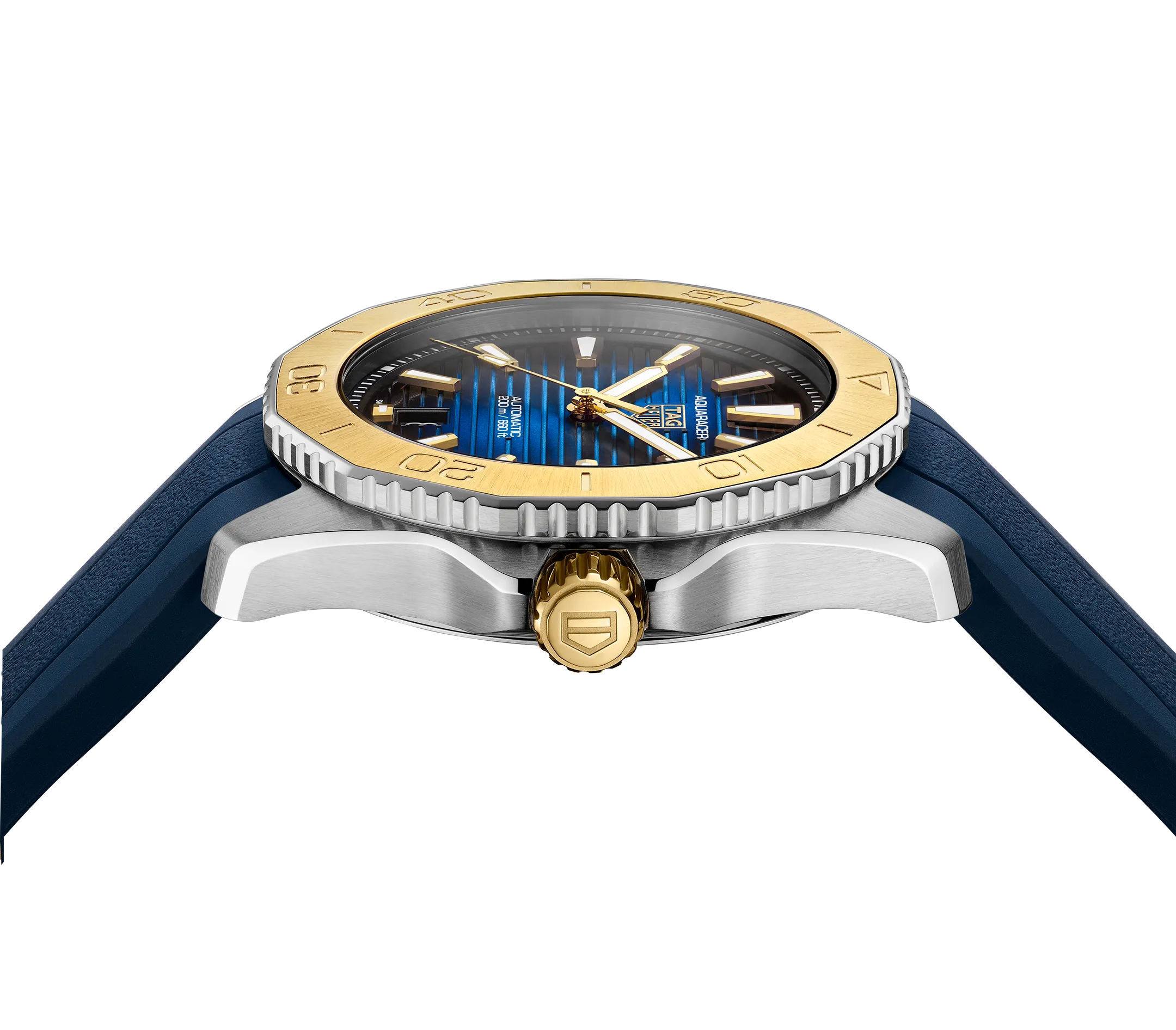 TAG Heuer Aquaracer Professional 200 Watch with 18K Yellow Gold
