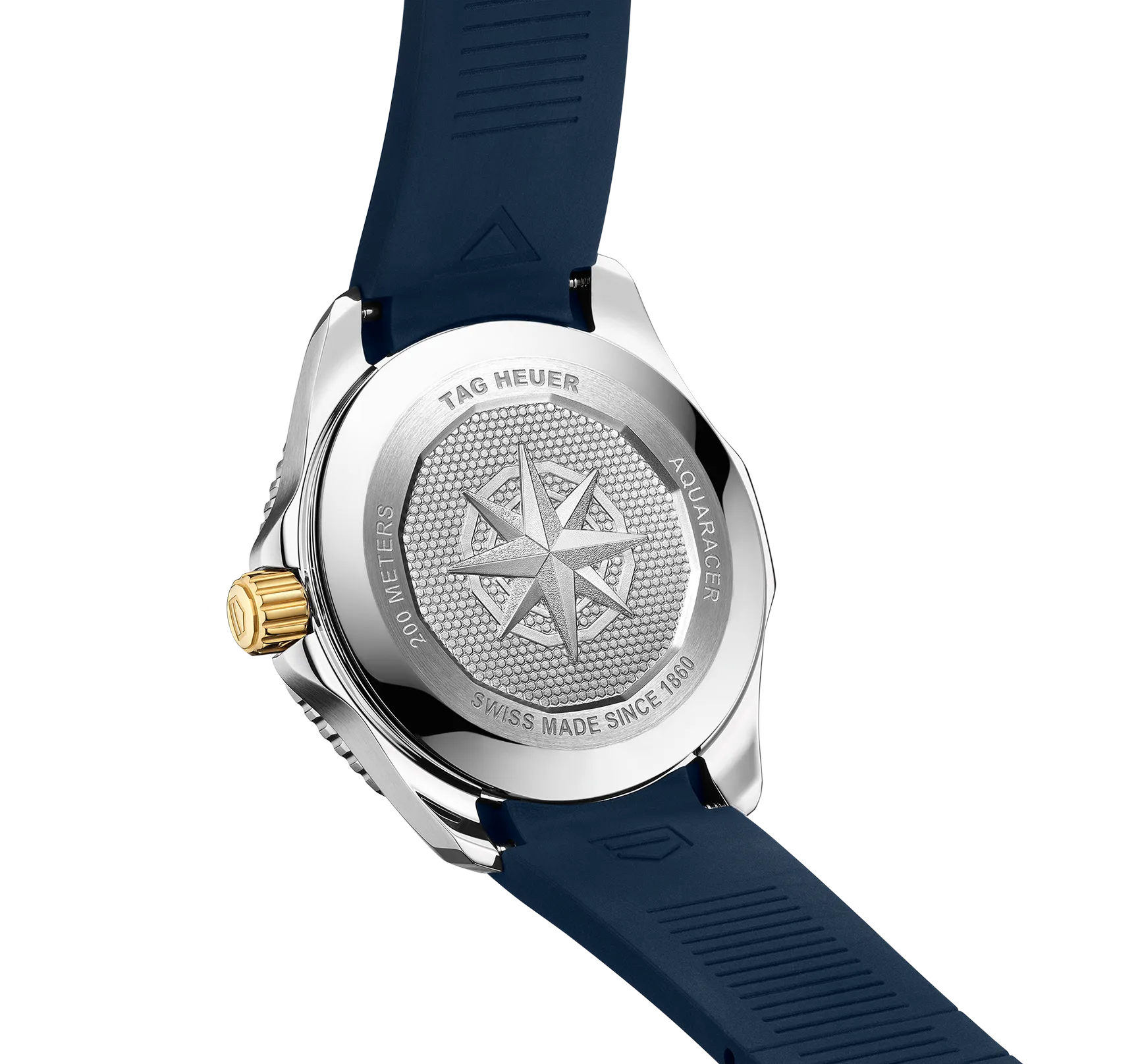 TAG Heuer Aquaracer Professional 200 Watch with 18K Yellow Gold