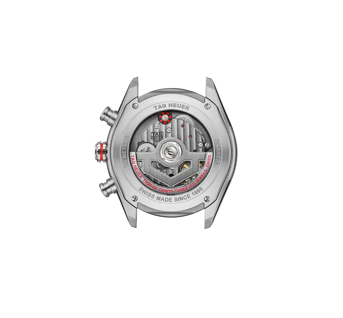 TAG Heuer Carrera Chronograph Extreme Sport Watch with Orange Rubber Strap