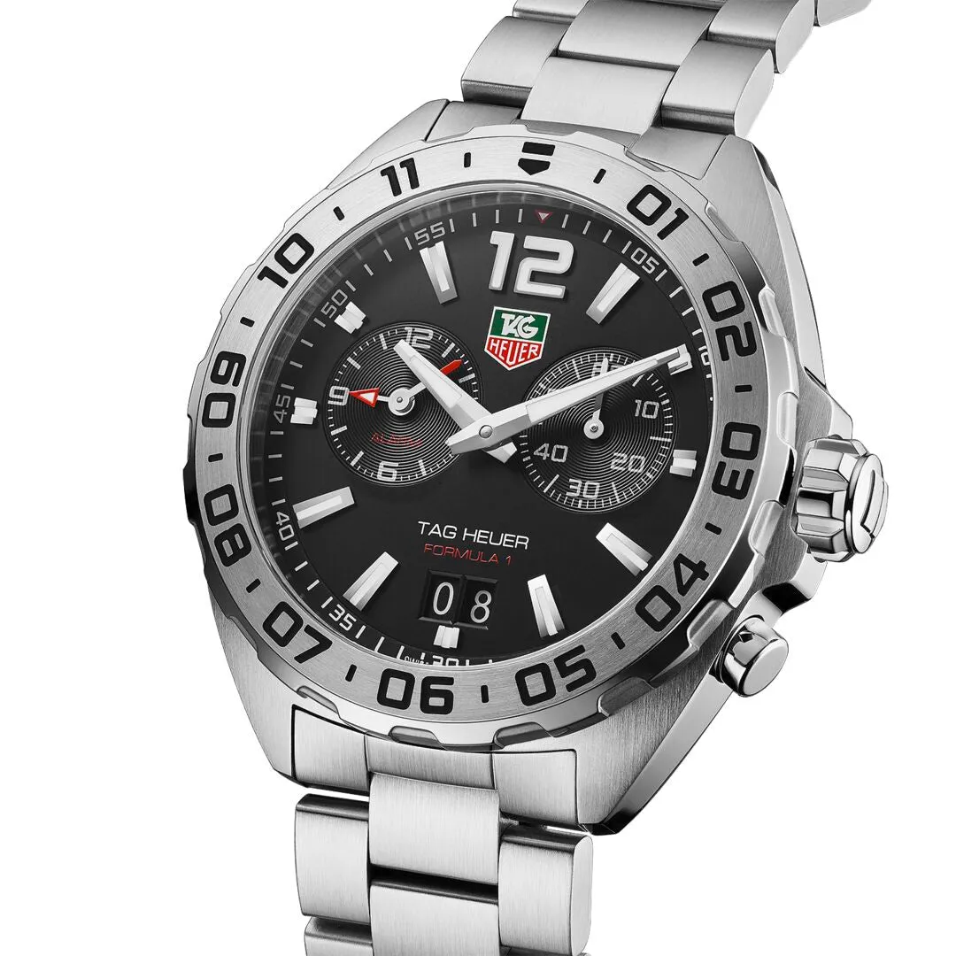 TAG Heuer Formula 1 Men's Chronograph Quartz Movement Black Dial Watch