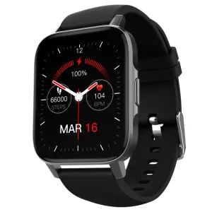 TAGG Verve NEO Smartwatch 1.69" HD Display | 60  Sports Modes | 10 Days Battery | 150  Faces | Waterproof | HeartRate & Blood Oxygen Tracking | Games, Calculator | Black