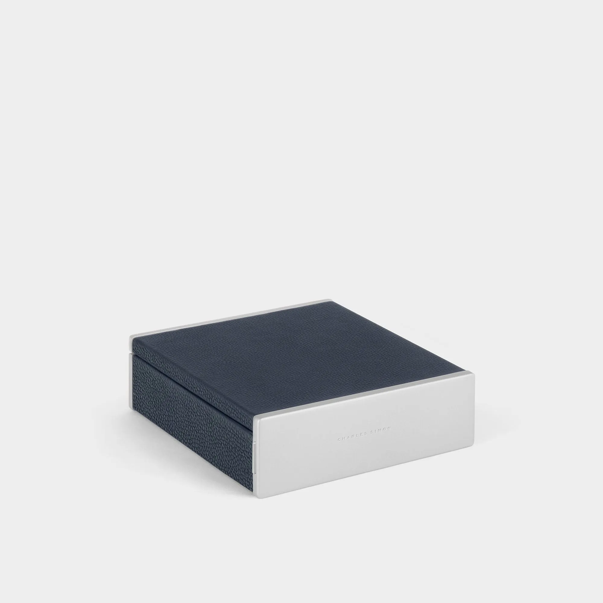 TAYLOR 2 WATCH AND JEWELRY BOX - MARINE / GREY