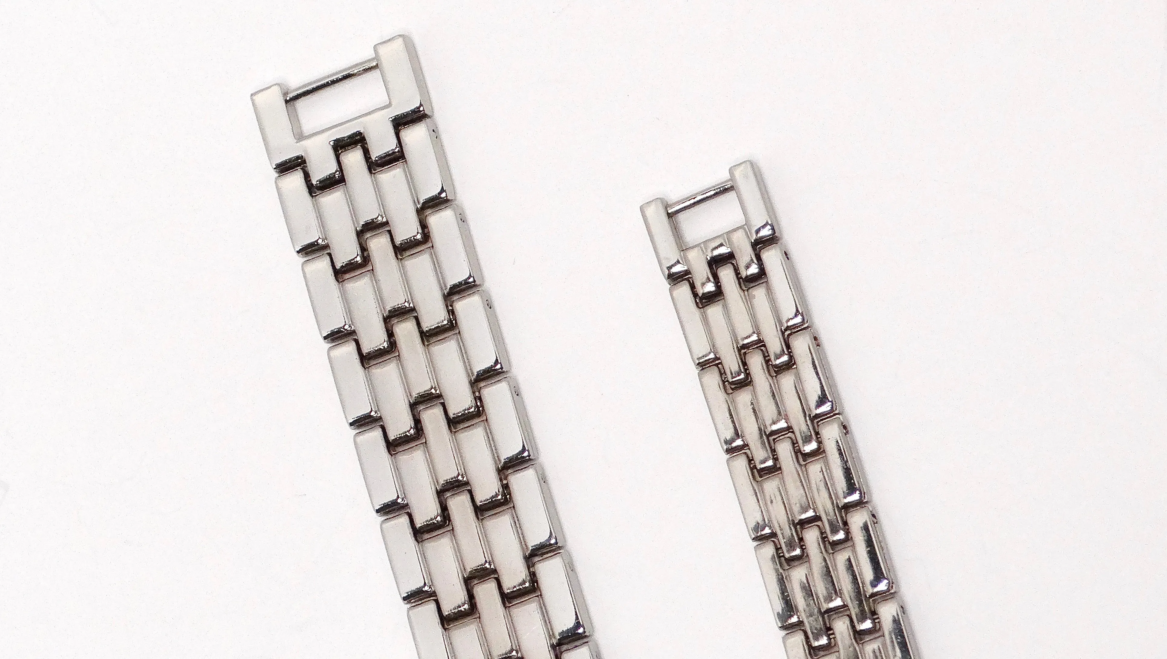 Tennis His & Her Wristwatch Set Geneva Quartz Two-Tone Gold and Silver Plated