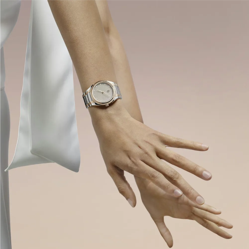 Tonda PF Automatic Steel Rose Gold White Citrine Set