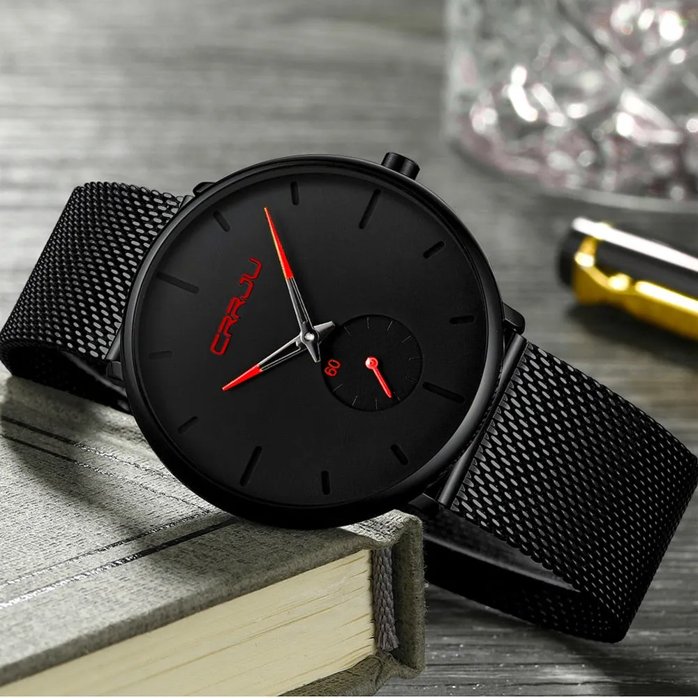 Top Brand Luxury Famous Dress Fashion Watches Ultra Thin Wristwatch