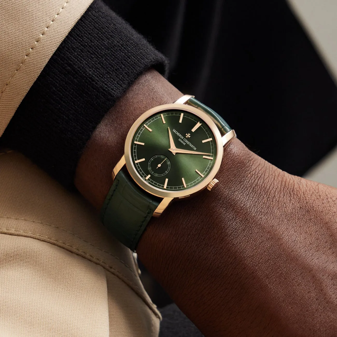 TRADITIONNELLE MANUAL-WINDING DEEP GREEN
