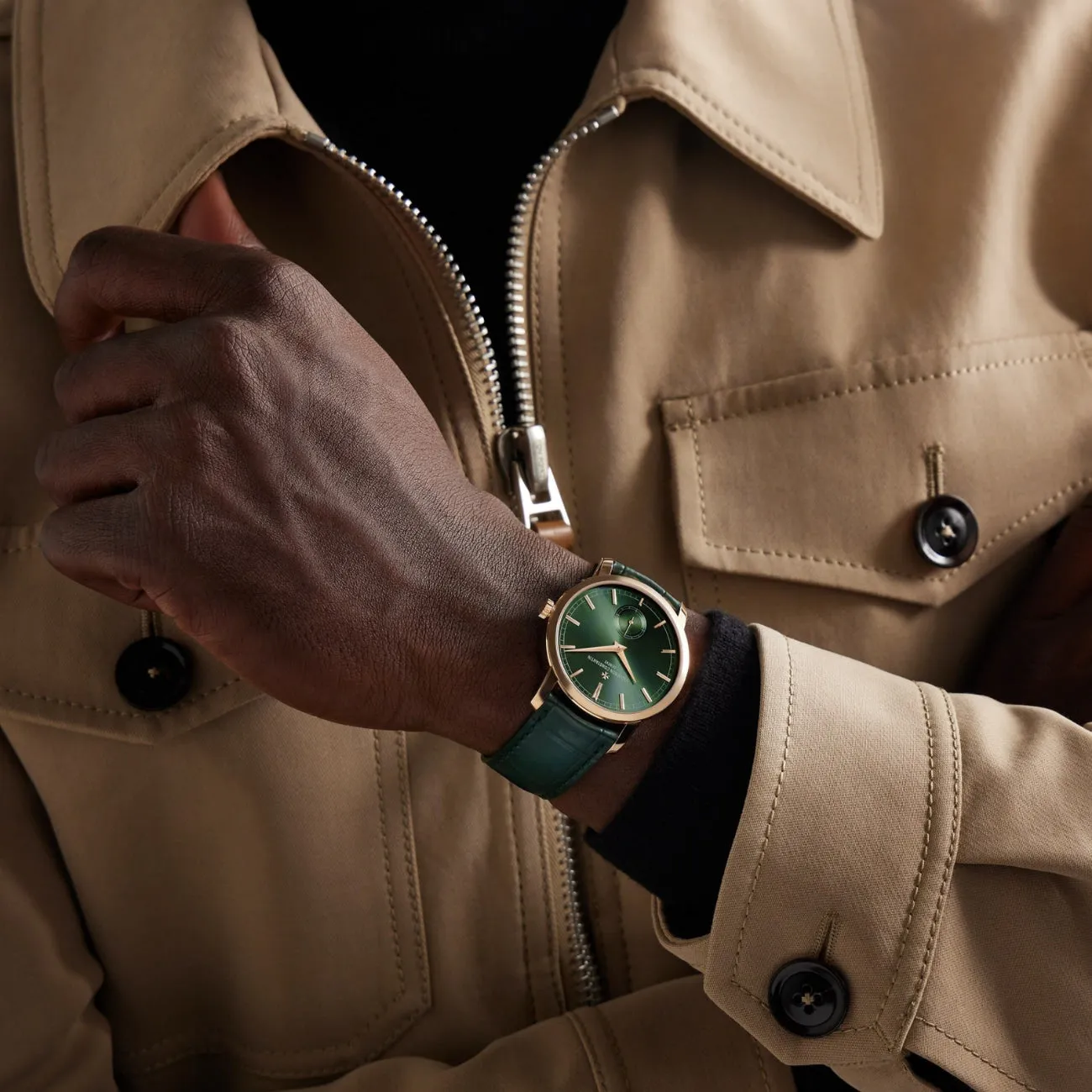 TRADITIONNELLE MANUAL-WINDING DEEP GREEN