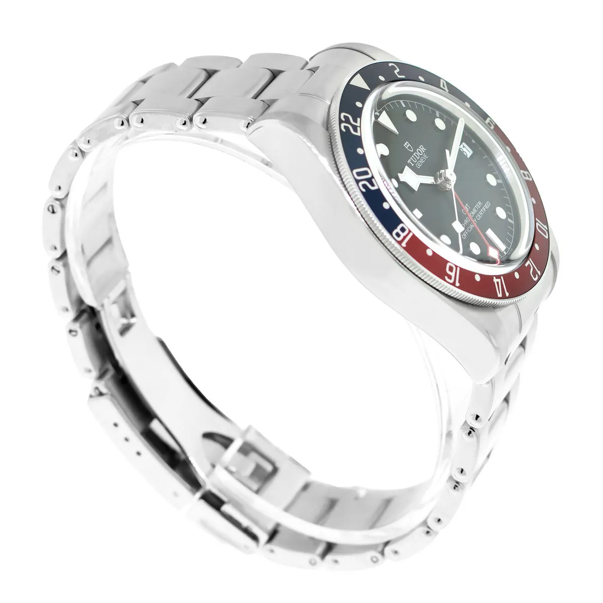 Tudor Black Bay GMT "Pepsi" 41mm Stainless Steel Black Dial & Red & Blue Bezel 79830RB
