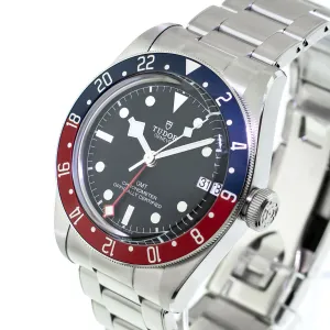 Tudor Black Bay GMT "Pepsi" 41mm Stainless Steel Black Dial & Red & Blue Bezel 79830RB
