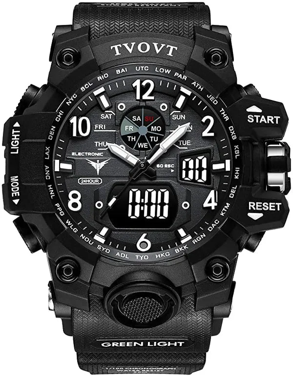 TVOVT Men's Sport Watch Waterproof Luminous