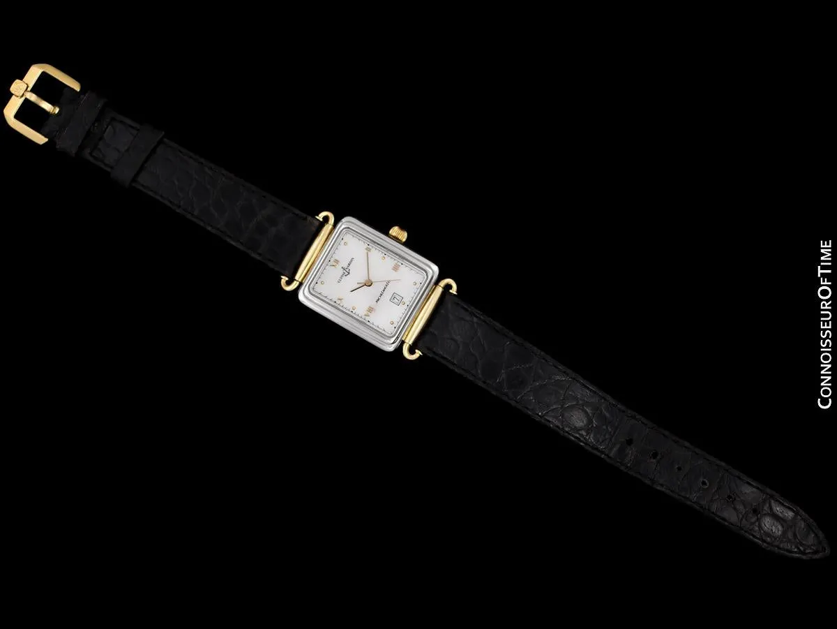 Ulysse Nardin Michelangelo Vintage Chronometer Mens Watch with Original Tag - Stainless Steel & 18K Gold Plated