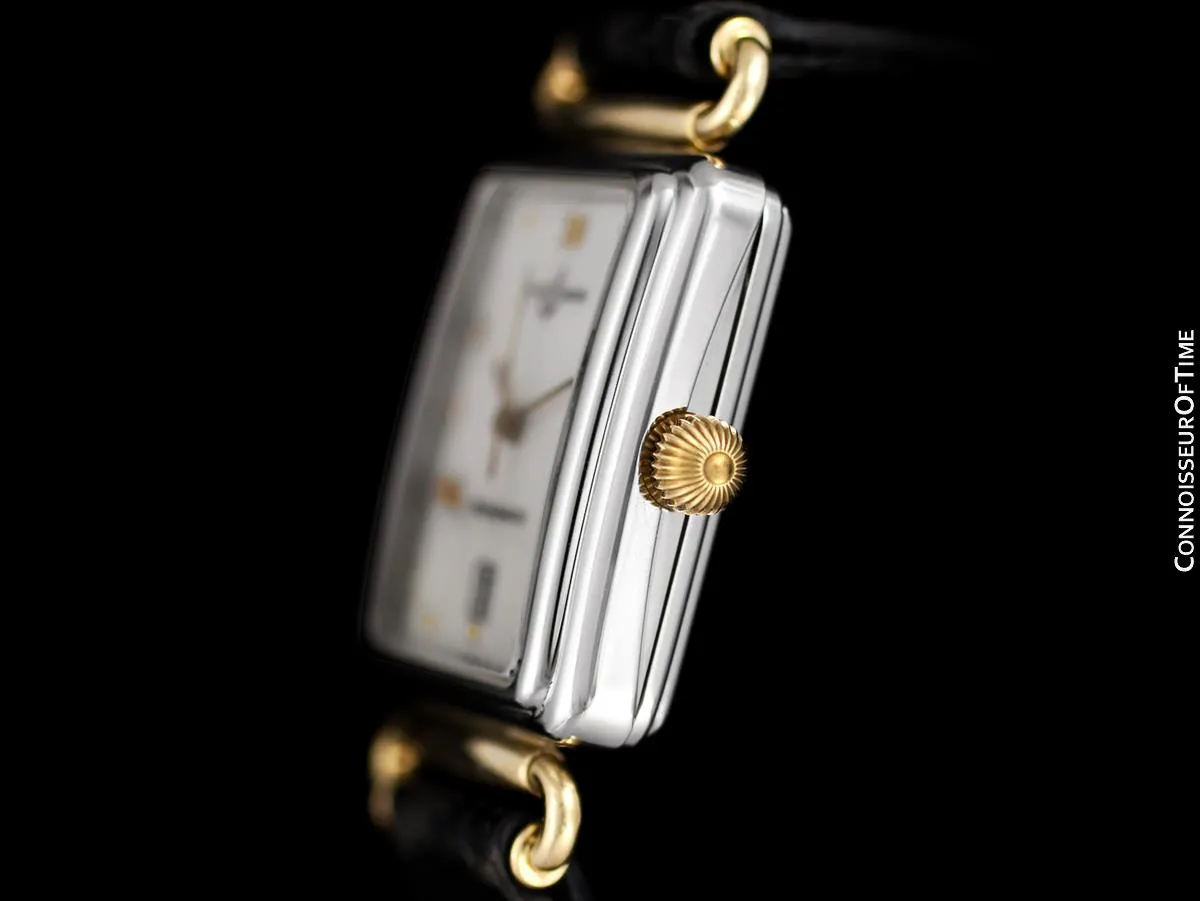 Ulysse Nardin Michelangelo Vintage Chronometer Mens Watch with Original Tag - Stainless Steel & 18K Gold Plated