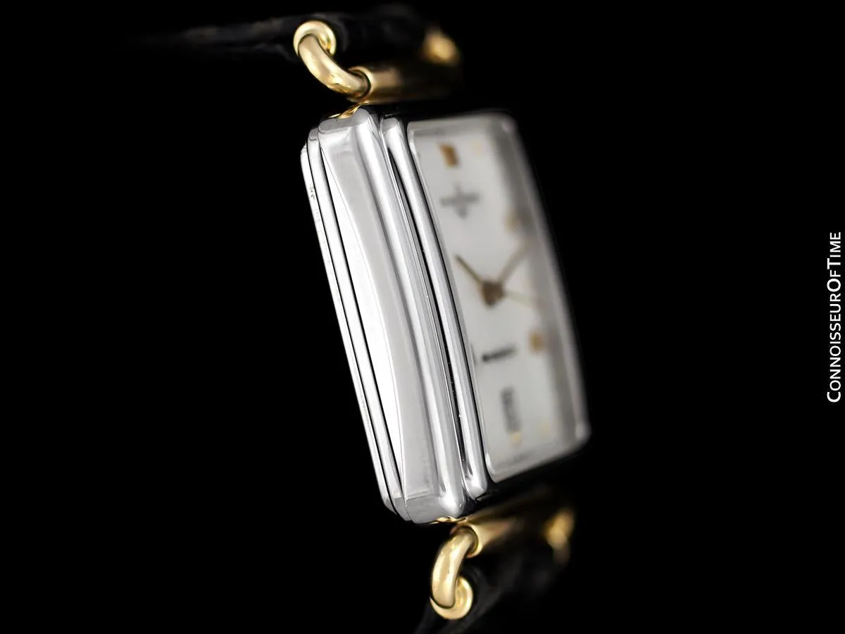 Ulysse Nardin Michelangelo Vintage Chronometer Mens Watch with Original Tag - Stainless Steel & 18K Gold Plated