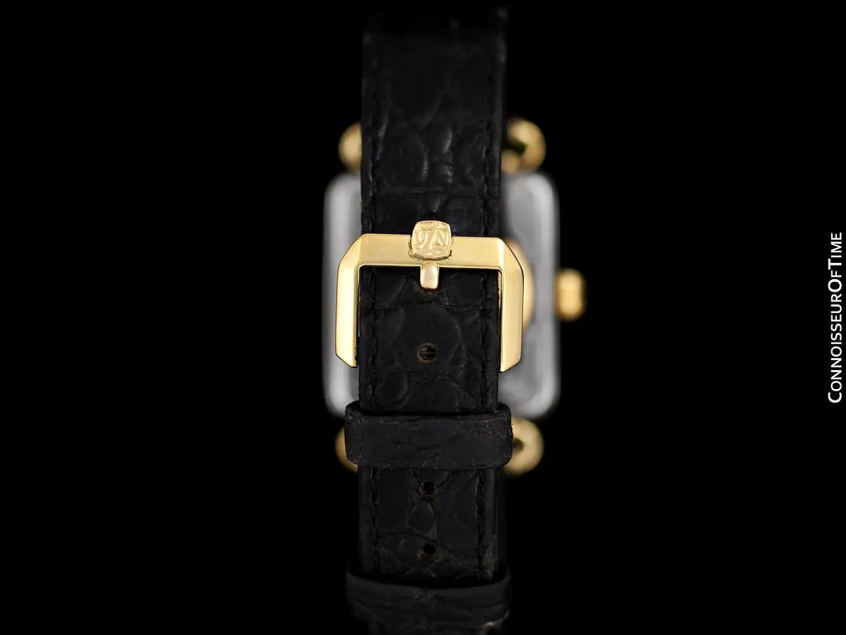 Ulysse Nardin Michelangelo Vintage Chronometer Mens Watch with Original Tag - Stainless Steel & 18K Gold Plated