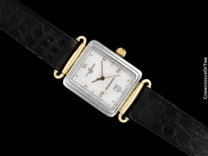 Ulysse Nardin Michelangelo Vintage Chronometer Mens Watch with Original Tag - Stainless Steel & 18K Gold Plated