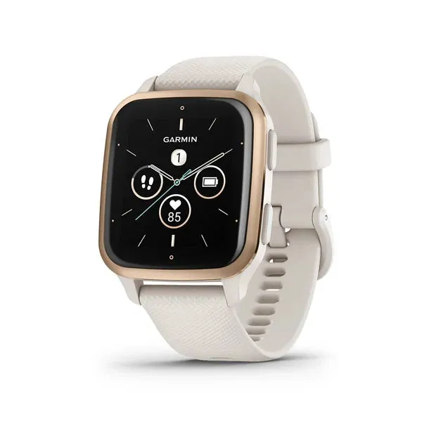 Unisex Peach Silicone Digital Smart Watch VENU SQ 2 - 010-02700-81