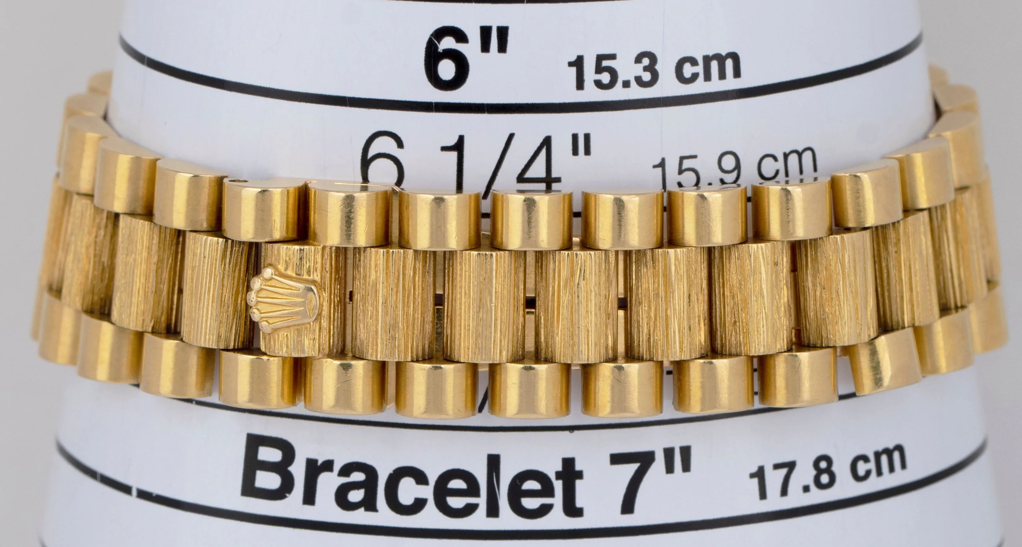 UNPOLISHED PAPERS Rolex Day-Date President Champagne BARK 36mm Watch 18078 B P
