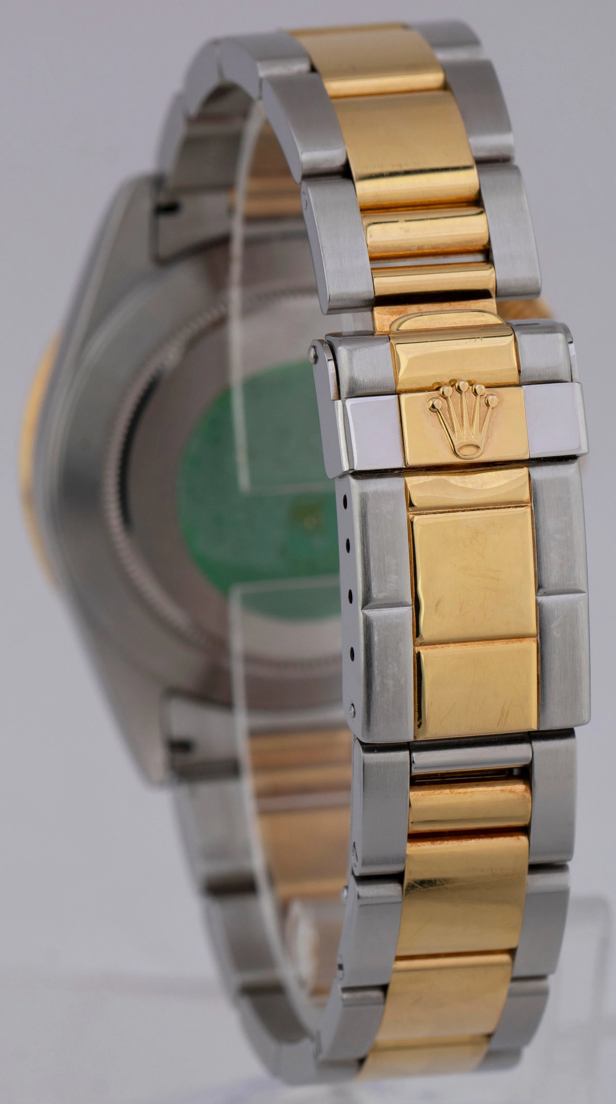 UNPOLISHED Rolex Daytona Cosmograph 40mm Zenith Champagne Gold Steel Watch 16523