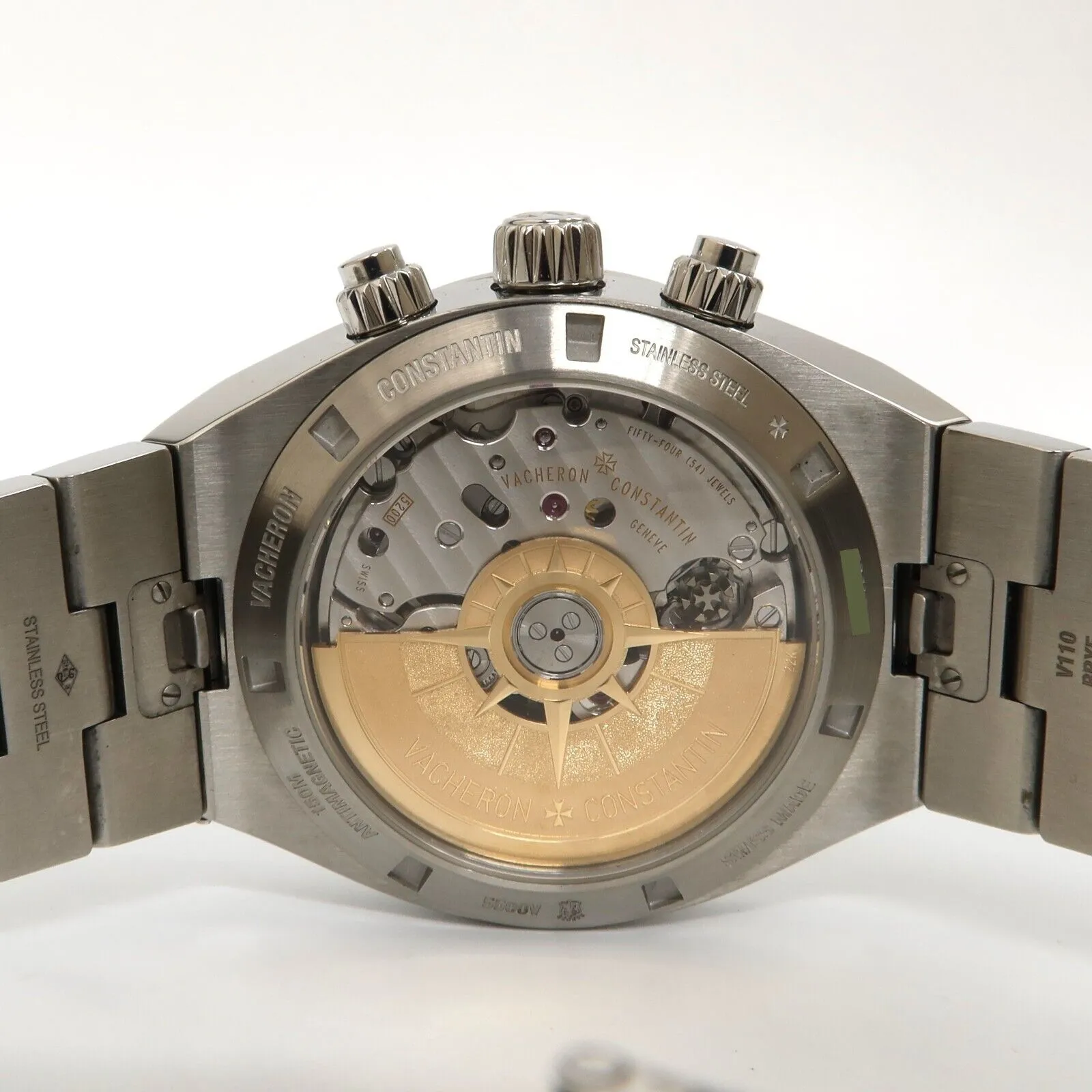 Vacheron Constantin Overseas Chronograph Blue Dial Chronograph Steel 5500V