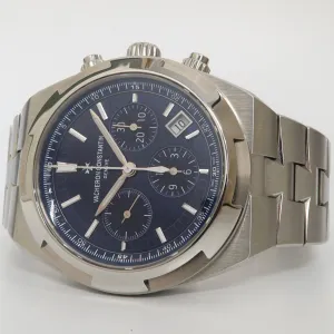 Vacheron Constantin Overseas Chronograph Blue Dial Chronograph Steel 5500V