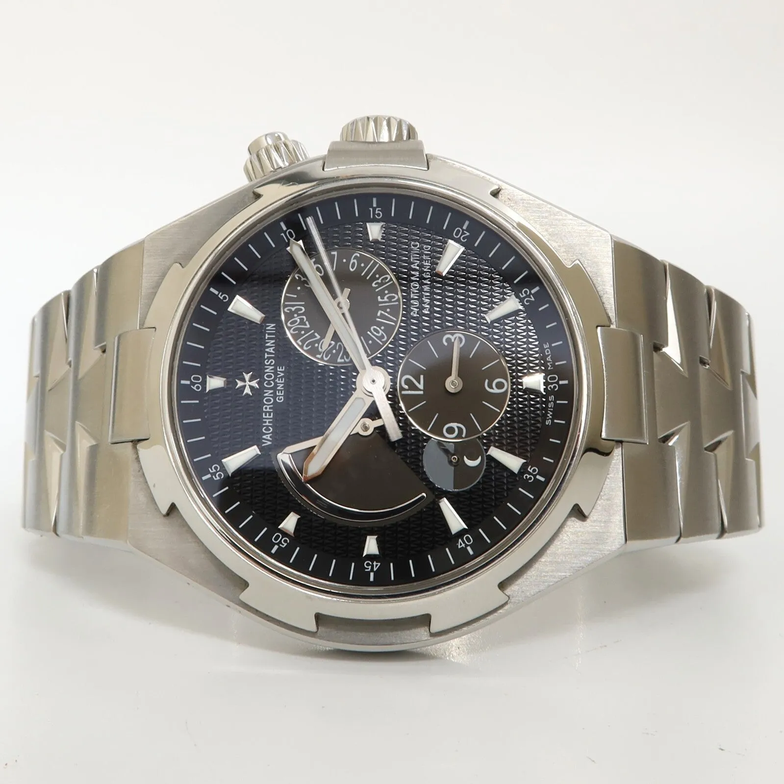 Vacheron Constantin Overseas Dual Time Black Dial 42MM Steel 47450/B01A-9227