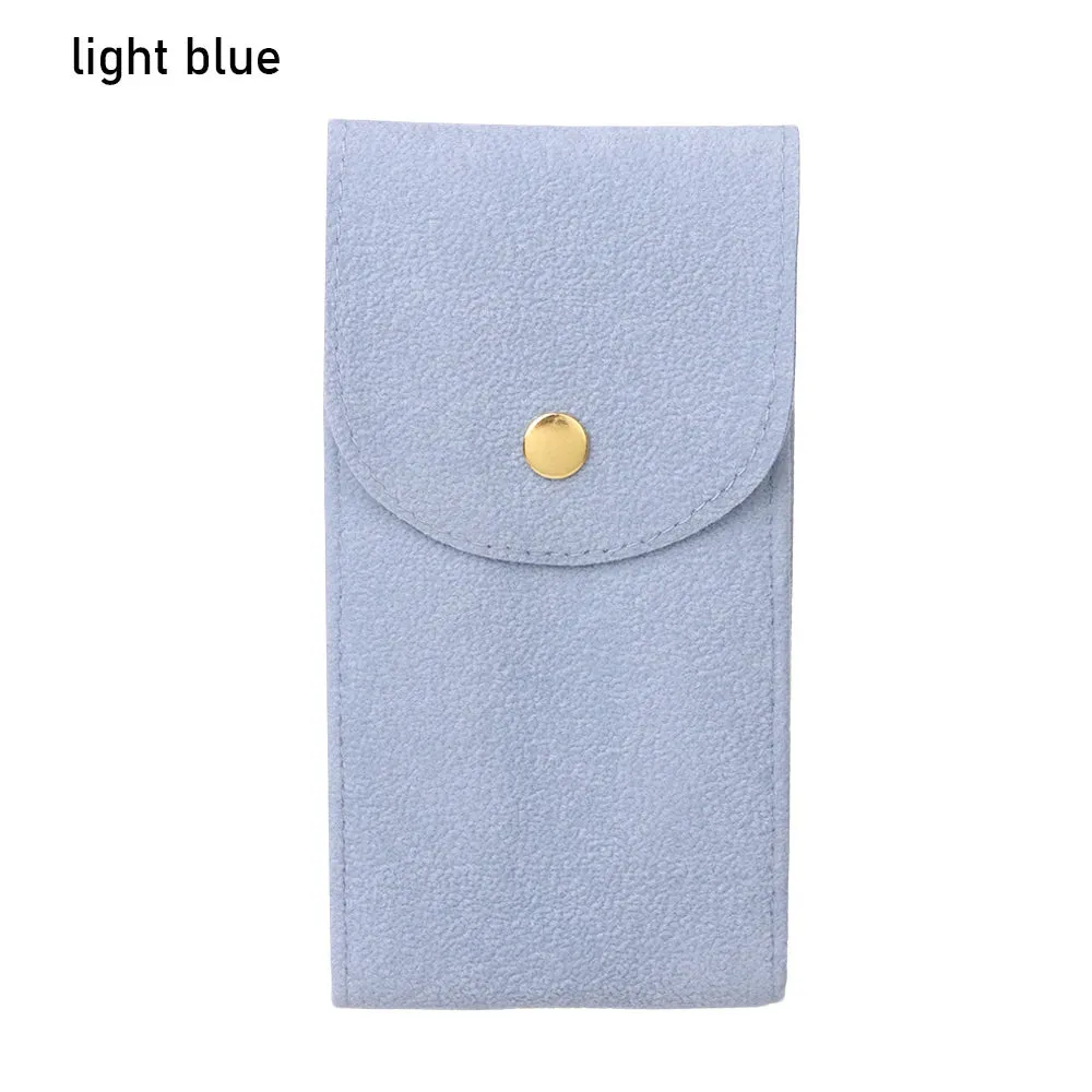 Velvet Snap Watch Bag - Flannelette Storage for Watches and Jewelry