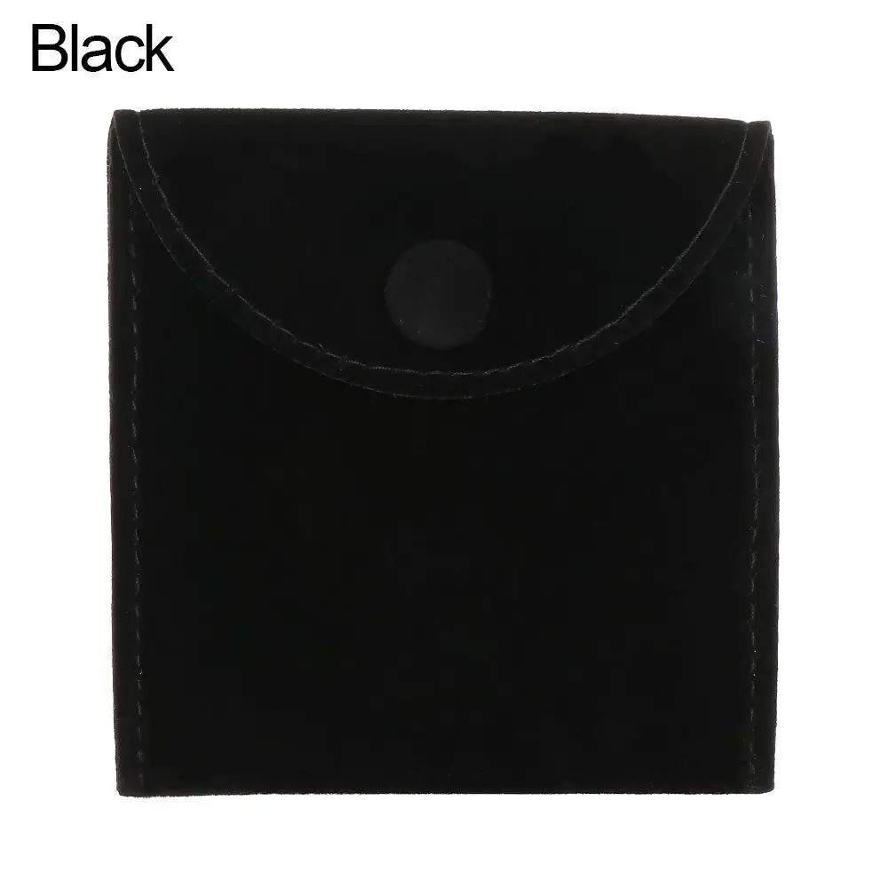 Velvet Snap Watch Bag - Flannelette Storage for Watches and Jewelry
