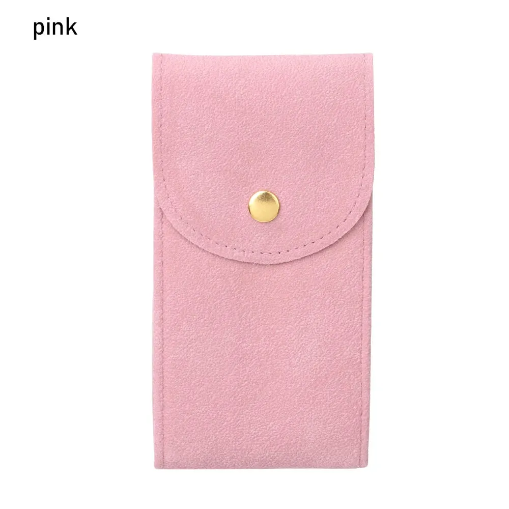 Velvet Snap Watch Bag - Flannelette Storage for Watches and Jewelry