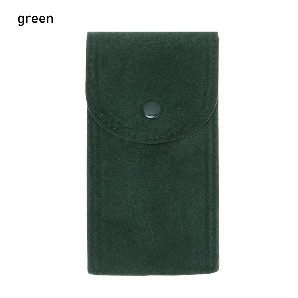 Velvet Snap Watch Bag - Flannelette Storage for Watches and Jewelry