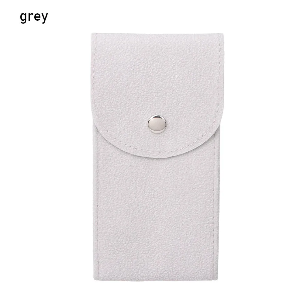 Velvet Snap Watch Bag - Flannelette Storage for Watches and Jewelry