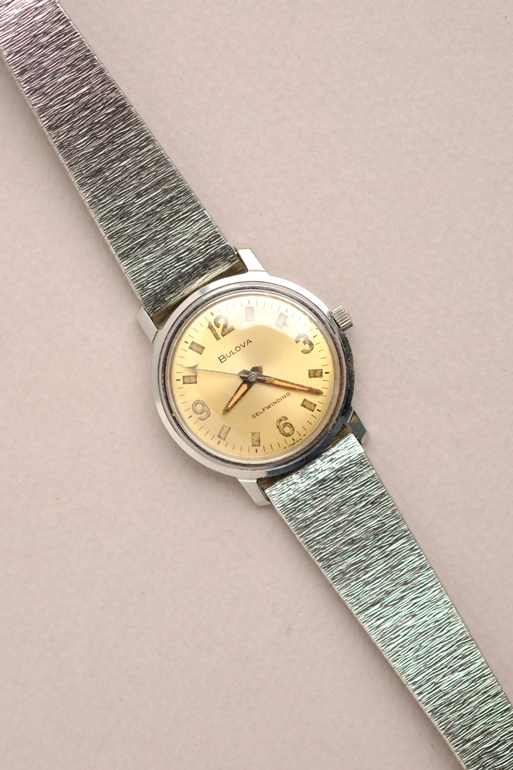 Vintage Bulova Jet Clipper Watch 'Explorer Dial' 1965