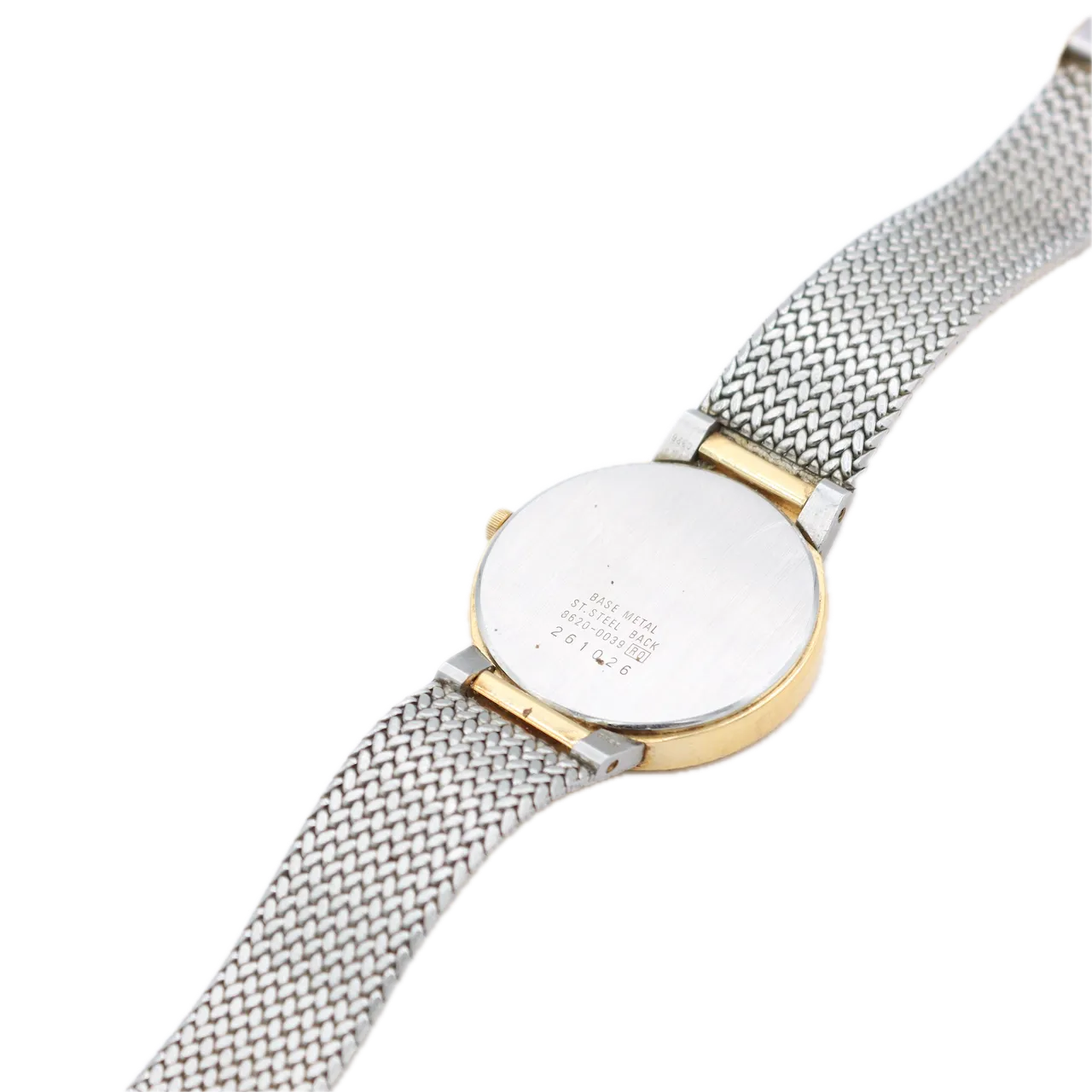 Vintage Seiko 8620-0039 Coin Edge Men's Quartz Wristwatch Japan Gold Tone