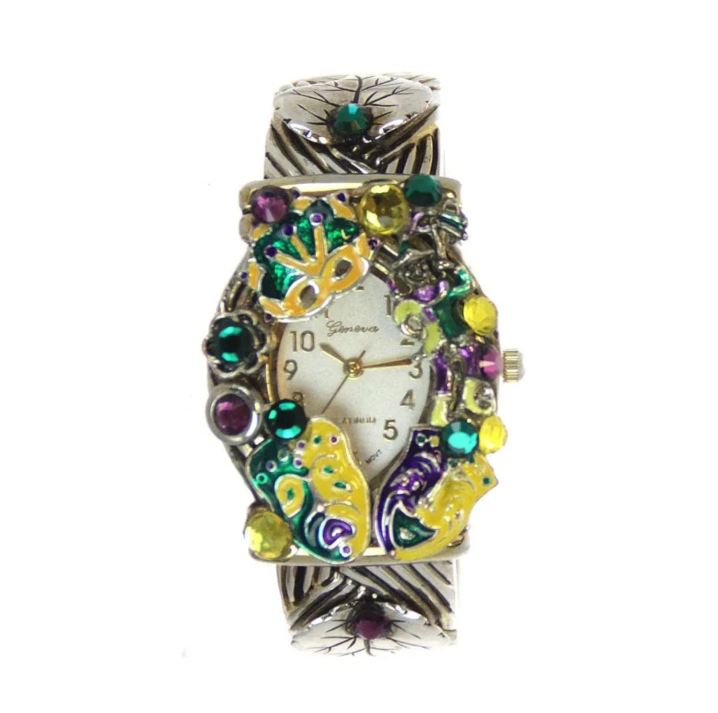 Watch Cuff Mardi Gras Jester Comedy & Tragedy