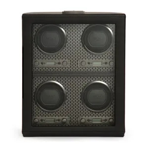 WOLF Axis 4 Piece Watch Winder - Powder Coat