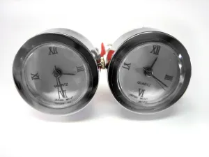 Working Circle Watch Cufflinks