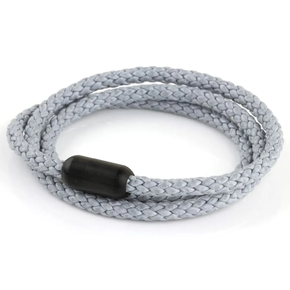 Woven Leather Triple Wrap