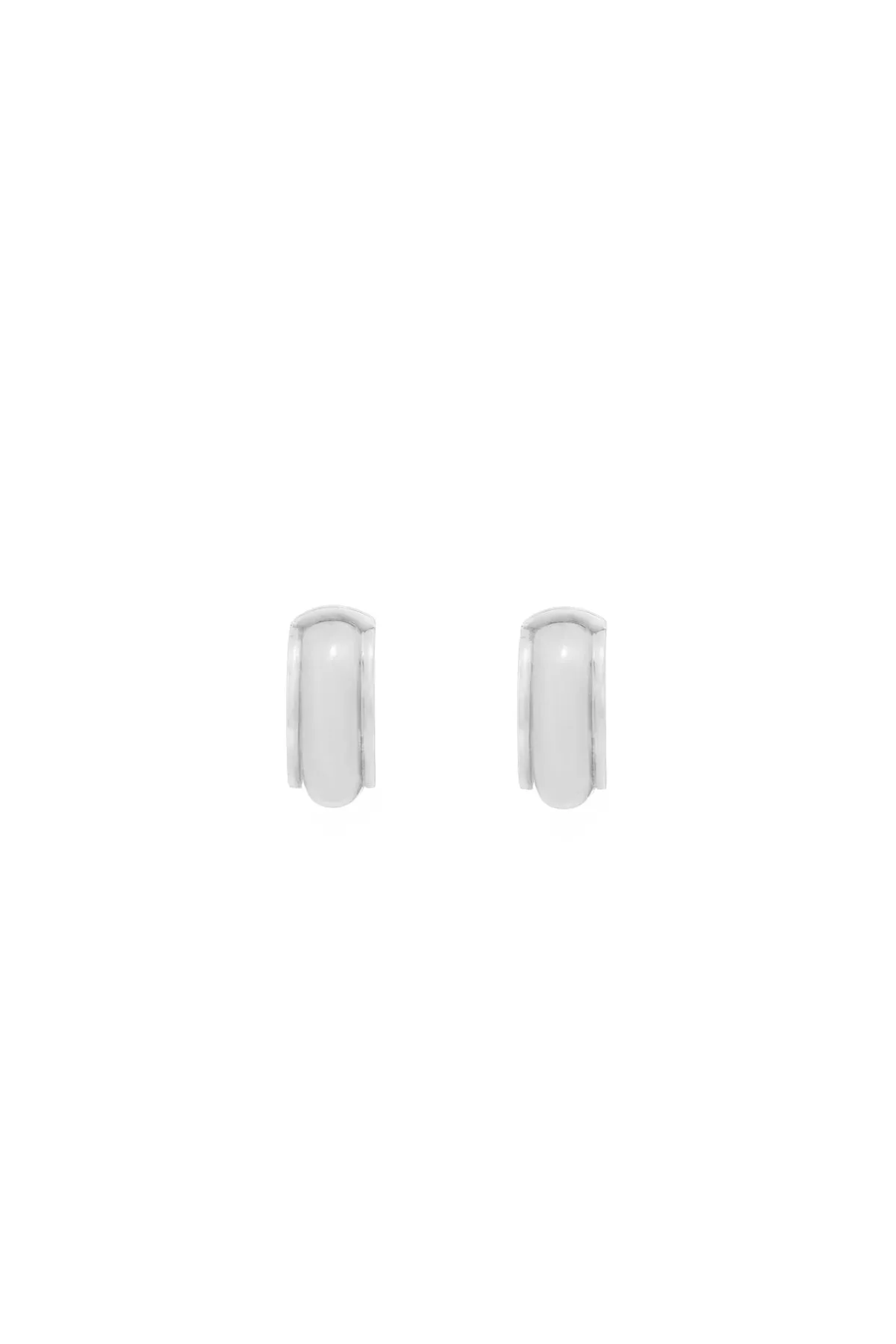 WYLD BOX | LUNA HUGGIE SILVER EARRINGS