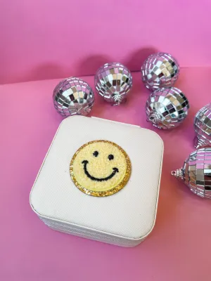 Yellow Smiley Jewelry Case