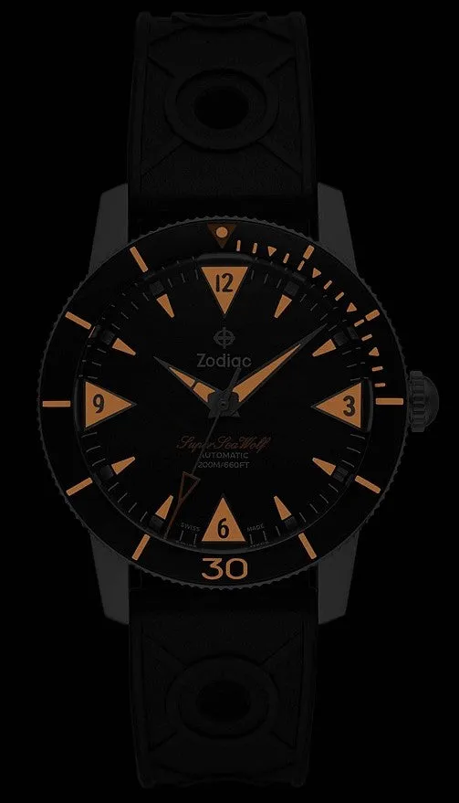 Zodiac Watch Super Sea Wolf 53 Skin Automatic D